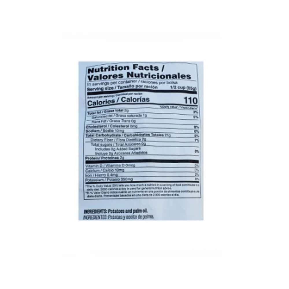 Patatas -papas- prefritas congeladas Vima Foods (1 kg / 2.2 lb) - Miniatura 7