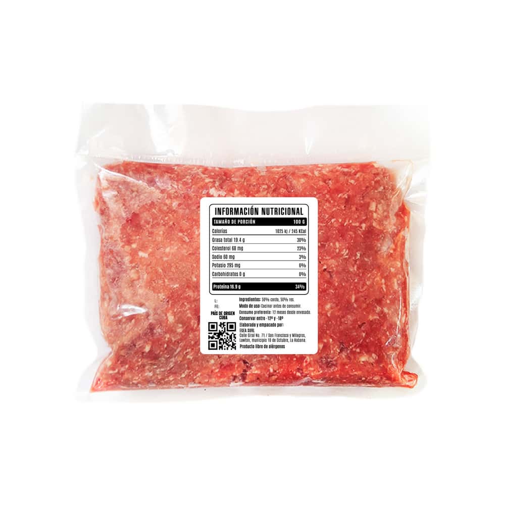 Picadillo mixto de res y cerdo Cosecha Real (500 g / 1.1 lb) - Miniatura 3
