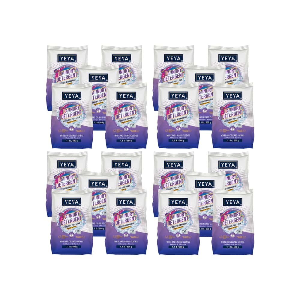 Detergente en polvo con aroma a lavanda Yeya (20 x 500 g / 1.1 lb) - Miniatura 1