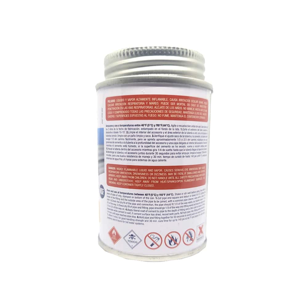 Pegamento cemento PVC Griven (118 ml / 4 oz) - Miniatura 7