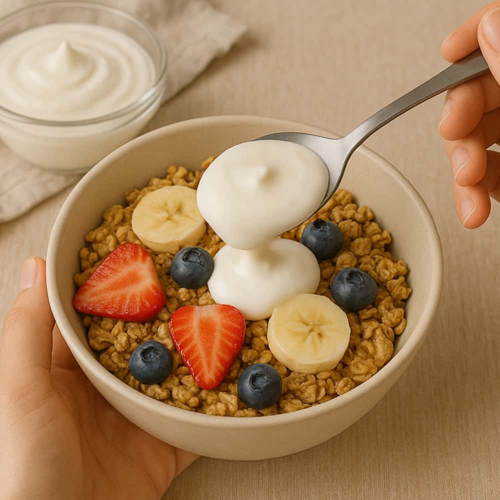 Yogurt probiótico de coágulo sabor natural Alask (1 L) - Miniatura 3