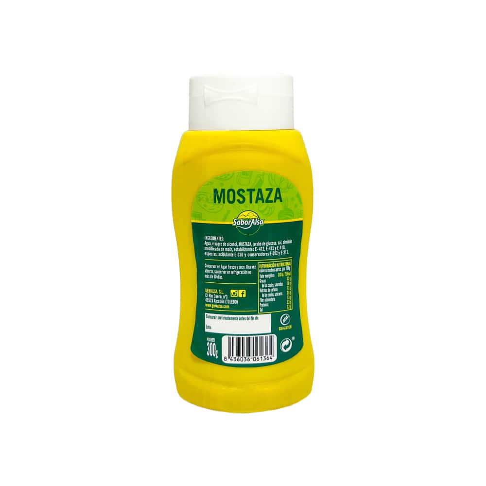Mostaza SaborAlsa (300 g / 10.5 oz) - Miniatura 3
