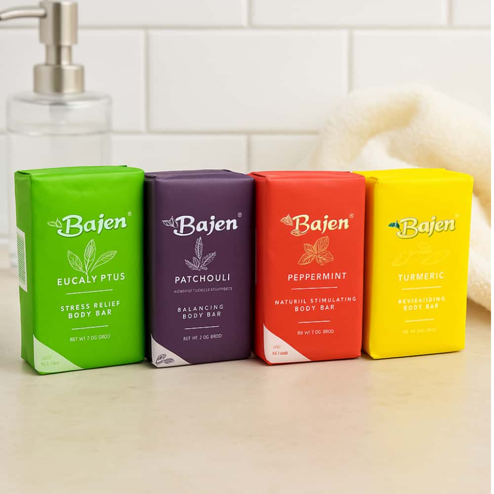 Jabón de tocador especial menta Bajen (2 x 200 g / 7.05 oz) - Miniatura 4