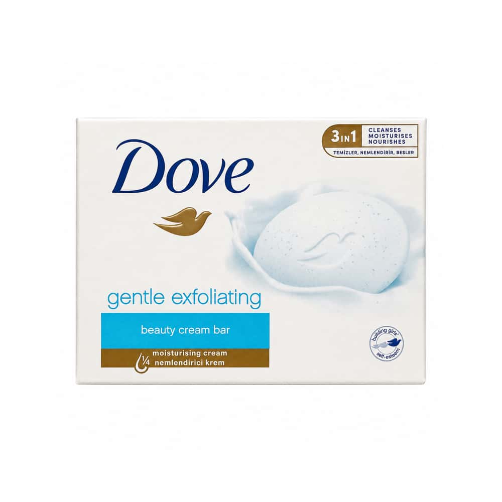 Jabón cosmético exfoliante suave Dove (90 g / 3.17 oz) - Miniatura 1