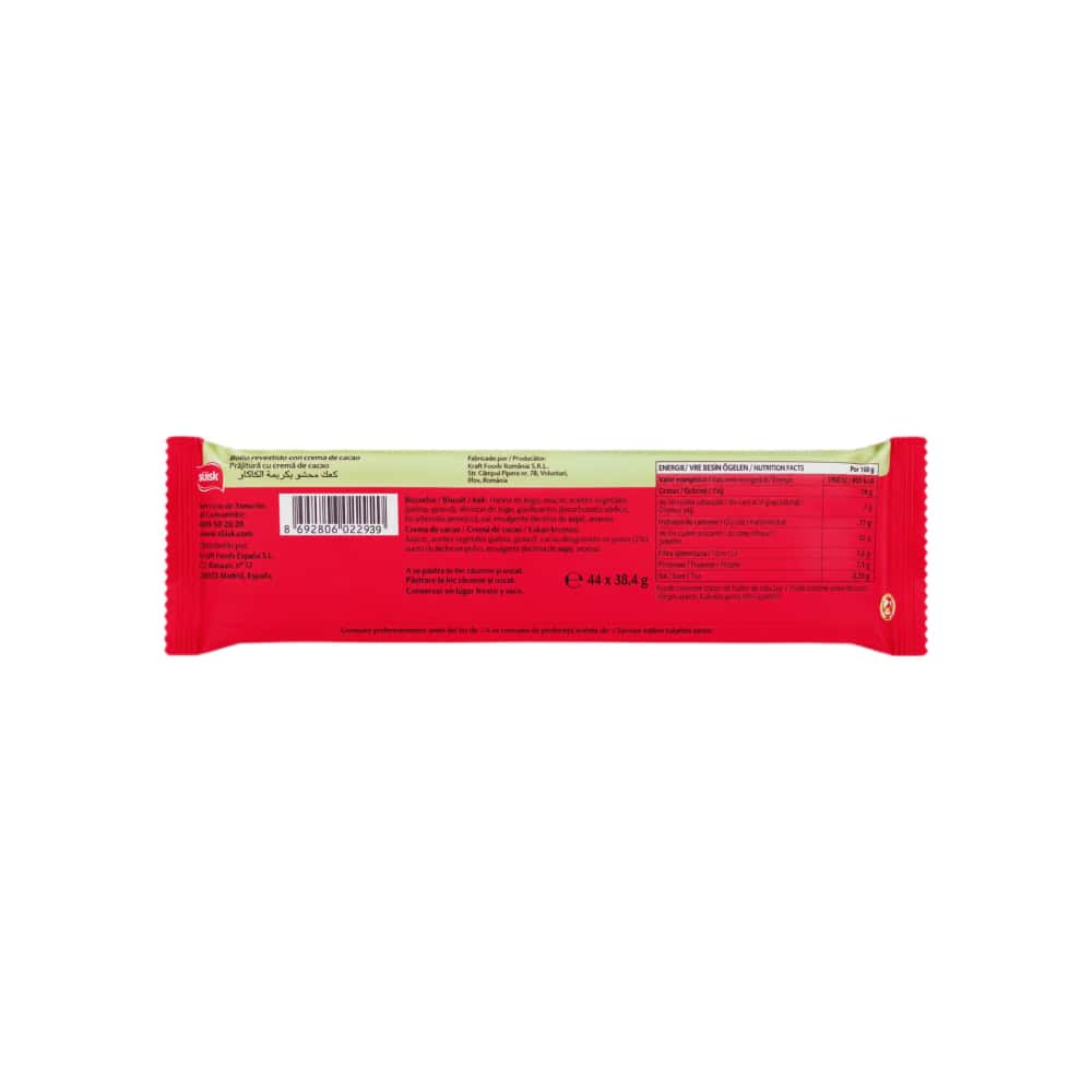 Pastel relleno y cubierto con crema de cacao Dreamo XL Simsek (50 g / 1.76 oz) - Miniatura 3
