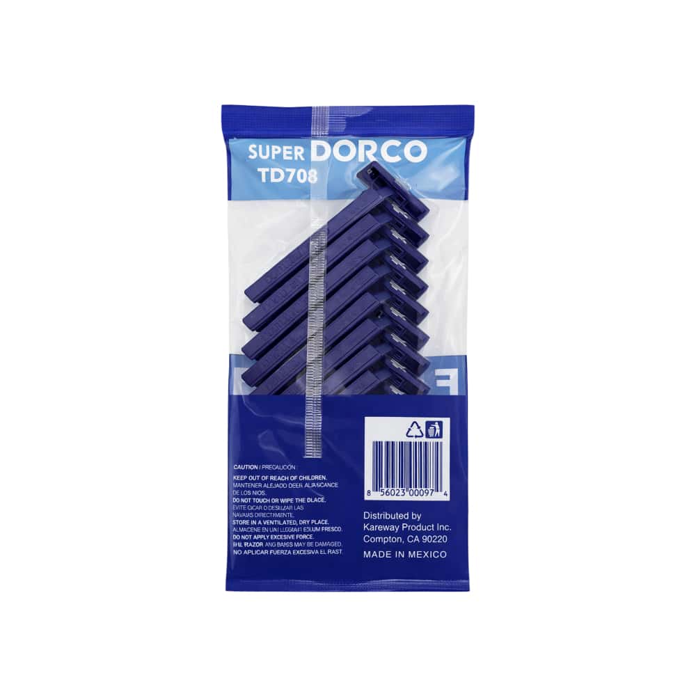 Máquinas de afeitar de doble navaja para hombre Dorco TD708 (10 U) - Miniatura 4