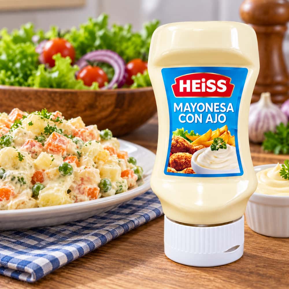 Mayonesa con ajo Heiss (3 x 260 g / 9.17 oz) - Miniatura 2