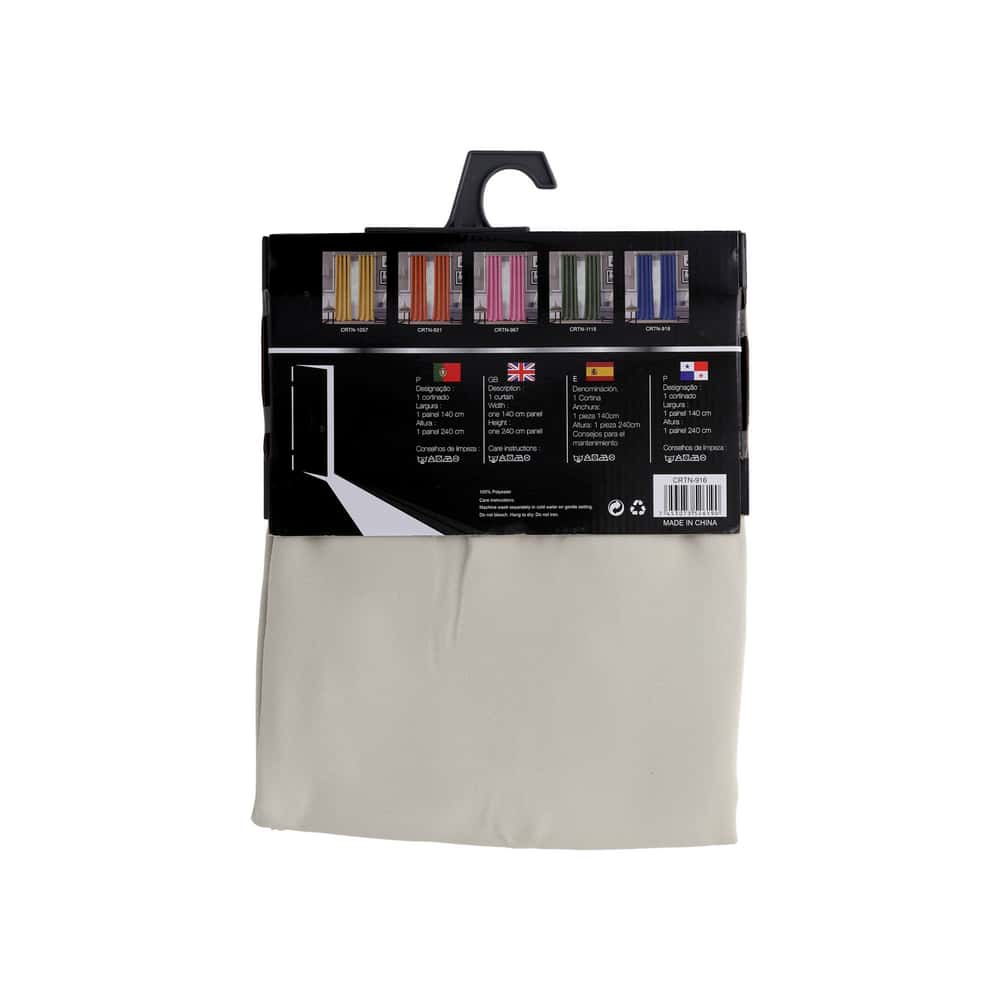 Cortina blackout beige claro de 2 paneles Ceasar Palace - Miniatura 2