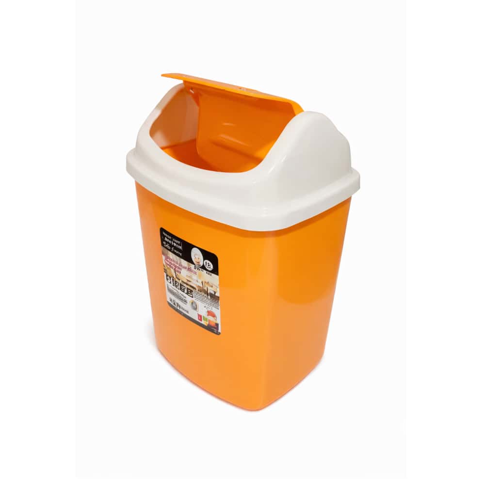 Cesto de basura naranja para meseta 12 L Yayi Camng - Miniatura 1