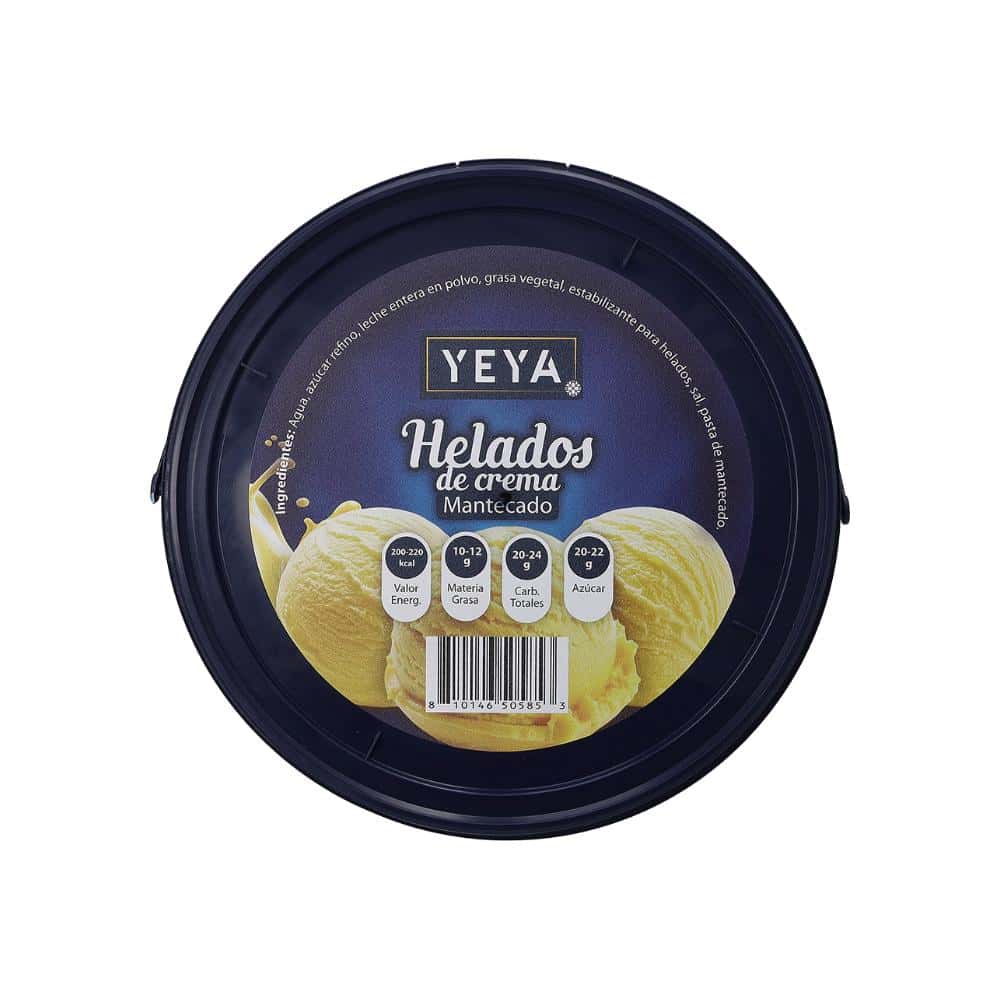 Helado de crema sabor a mantecado YEYA (4 L) - Miniatura 6