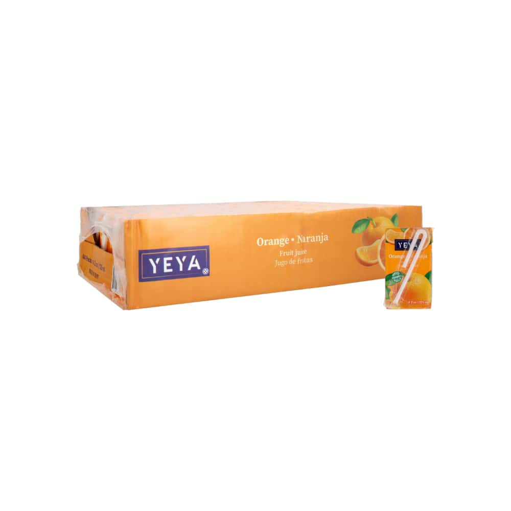Jugo de frutas sabor naranja YEYA (44 x 125 ml / 4.2 oz) - Miniatura 1