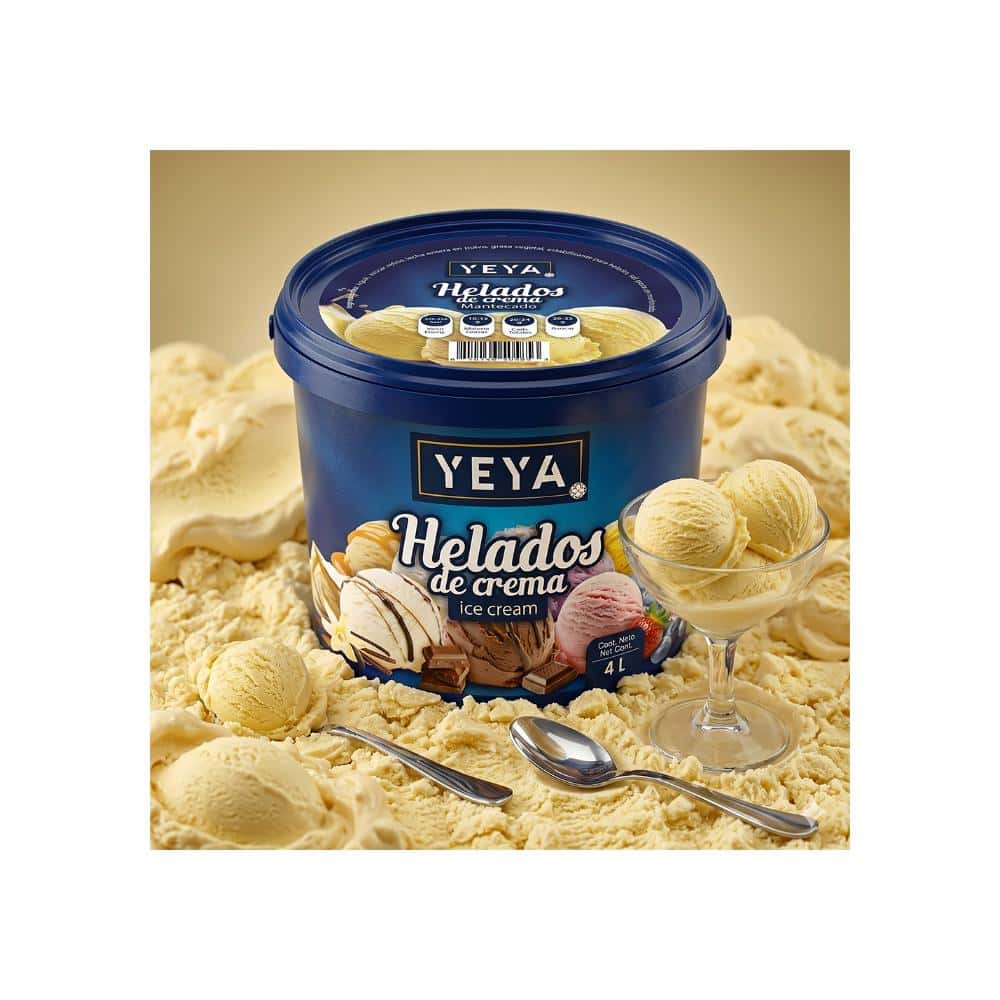 Helado de crema sabor a mantecado YEYA (4 L) - Miniatura 7