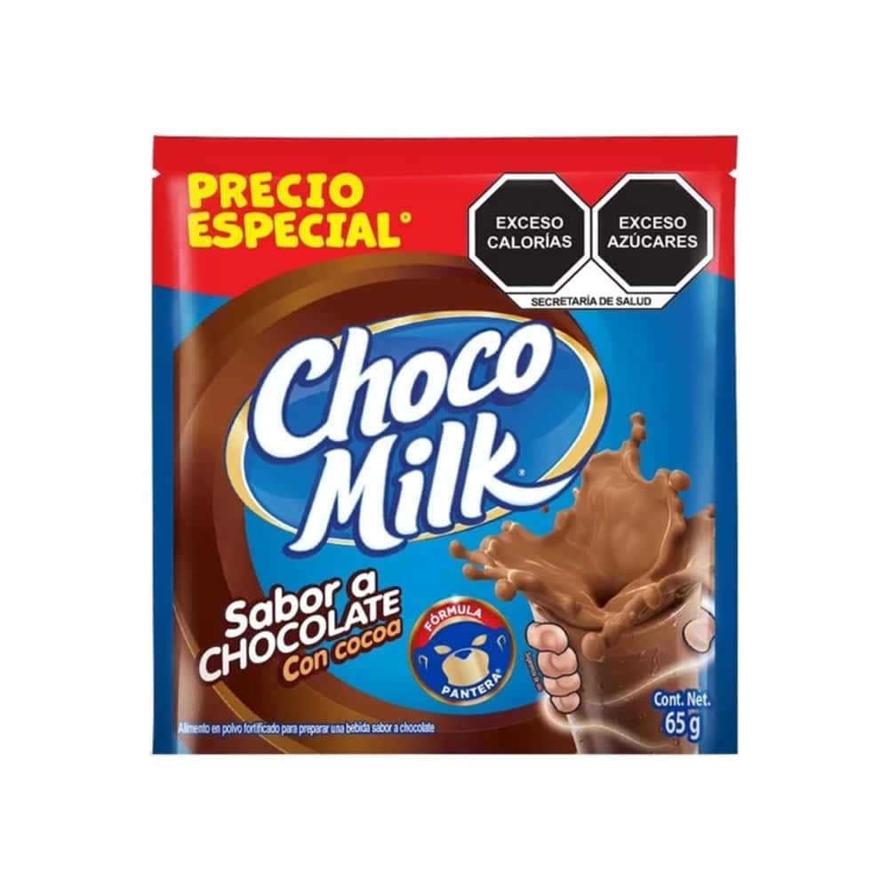 Alimento en polvo fortificado para preparar una bebida sabor a chocolate Choco Milk (65 g / 2.29 oz) - Miniatura 1