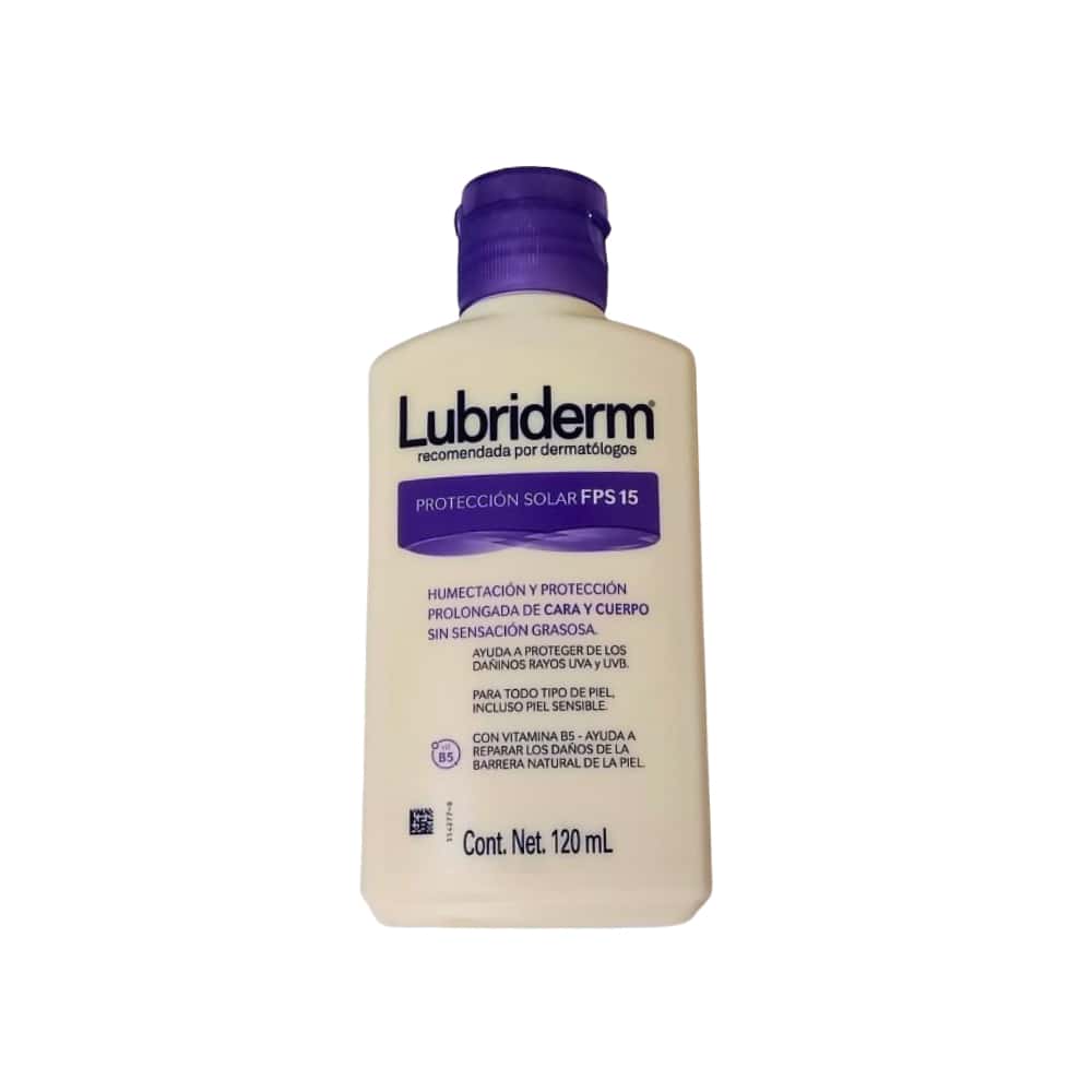 Crema humectante cara y cuerpo con FPS-15 Lubriderm (120 ml) - Miniatura 4