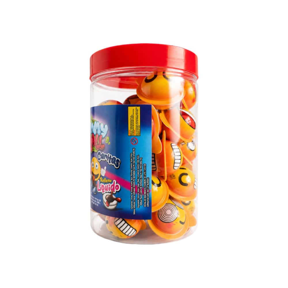 Gomitas en formas de emojis con relleno líquido Gummy Ball (300 g / 10.58 oz) - Miniatura 4