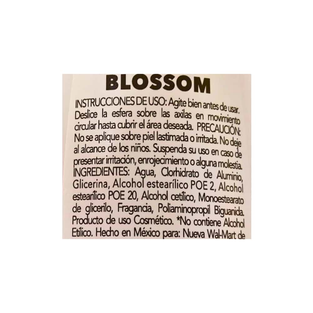 Desodorante antitranspirante Blossom Aurrera (65 ml / 2.3 fl. oz) - Miniatura 3