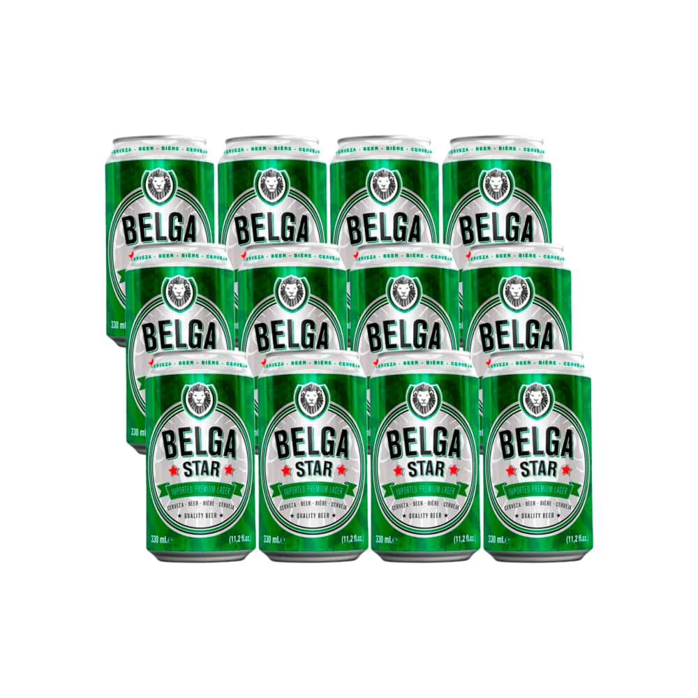 Cerveza premium Belga Star (12 x 330 ml) - Miniatura 1
