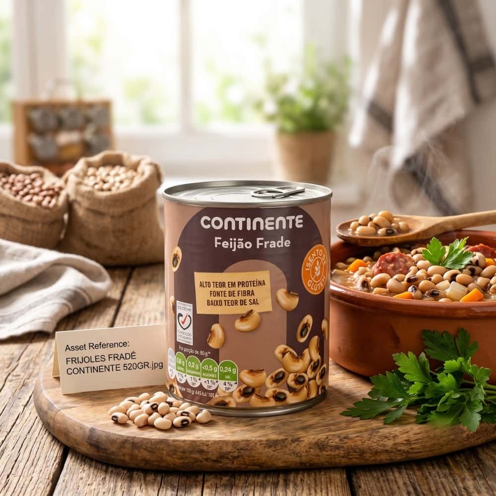 Judías carilla cocidas Continente (830 g / 1.83 lb) - Miniatura 3