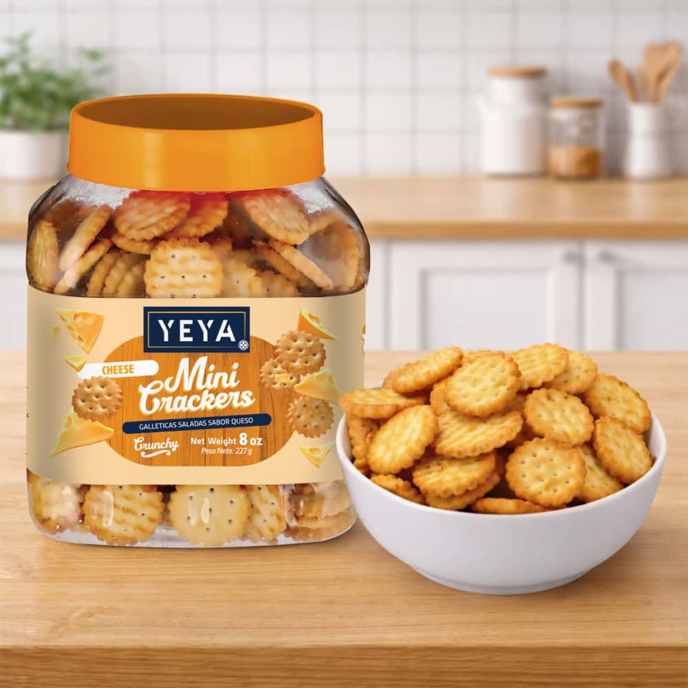 Galleticas saladas sabor queso YEYA (227 g / 8 oz) - Miniatura 4