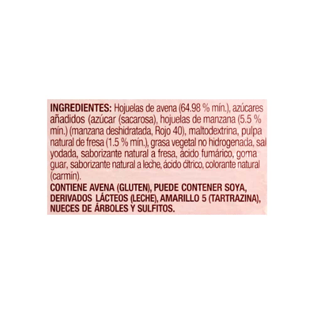 Cereal de avena instantánea sabor fresa con crema Great Value (40 g / 1.41 oz) - Miniatura 3