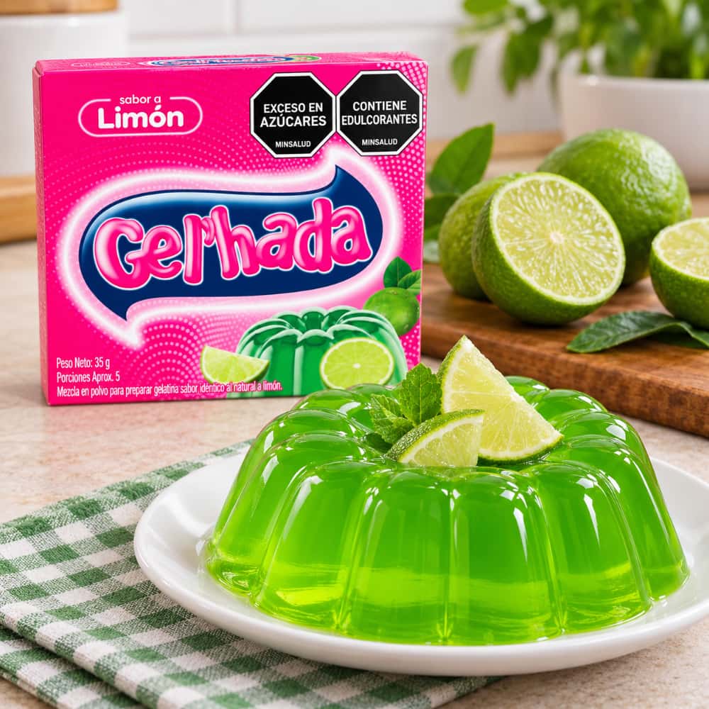 Gelatina sabor limón Gel´hada (35 g / 1.23 oz) - Miniatura 5