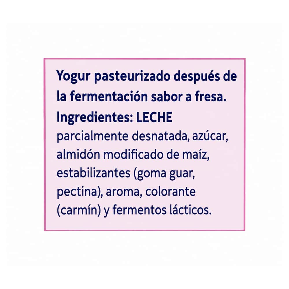 Yogur pasteurizado con sabor a fresa Me Milk (120 g / 4.23 oz) - Miniatura 4