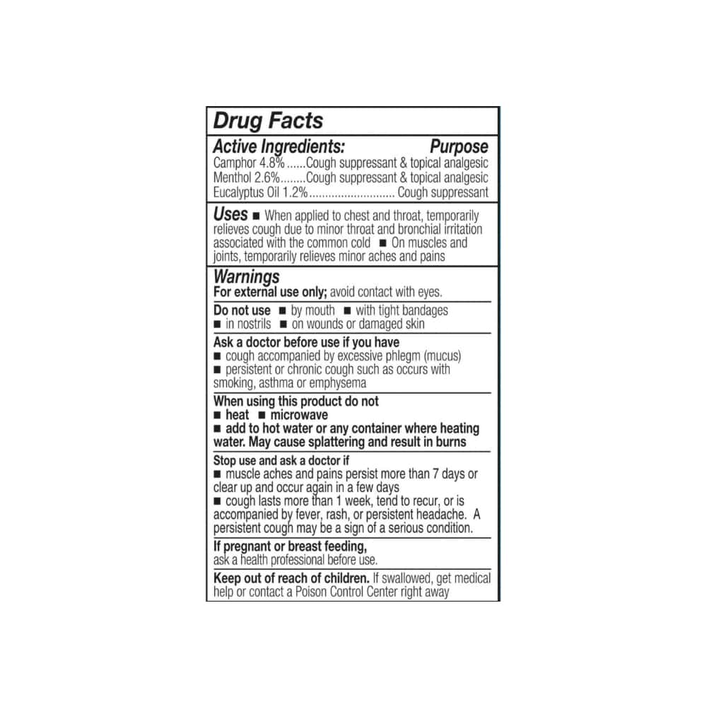 Chest Rub bálsamo descongestionante CareAll (113 g / 4 oz) - Miniatura 4