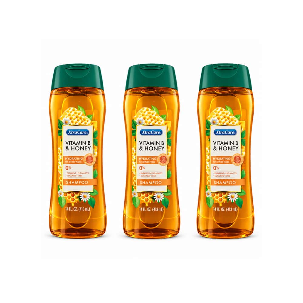 Champú hidratante con vitamina B y miel XtraCare (3 x 413 ml) - Miniatura 1