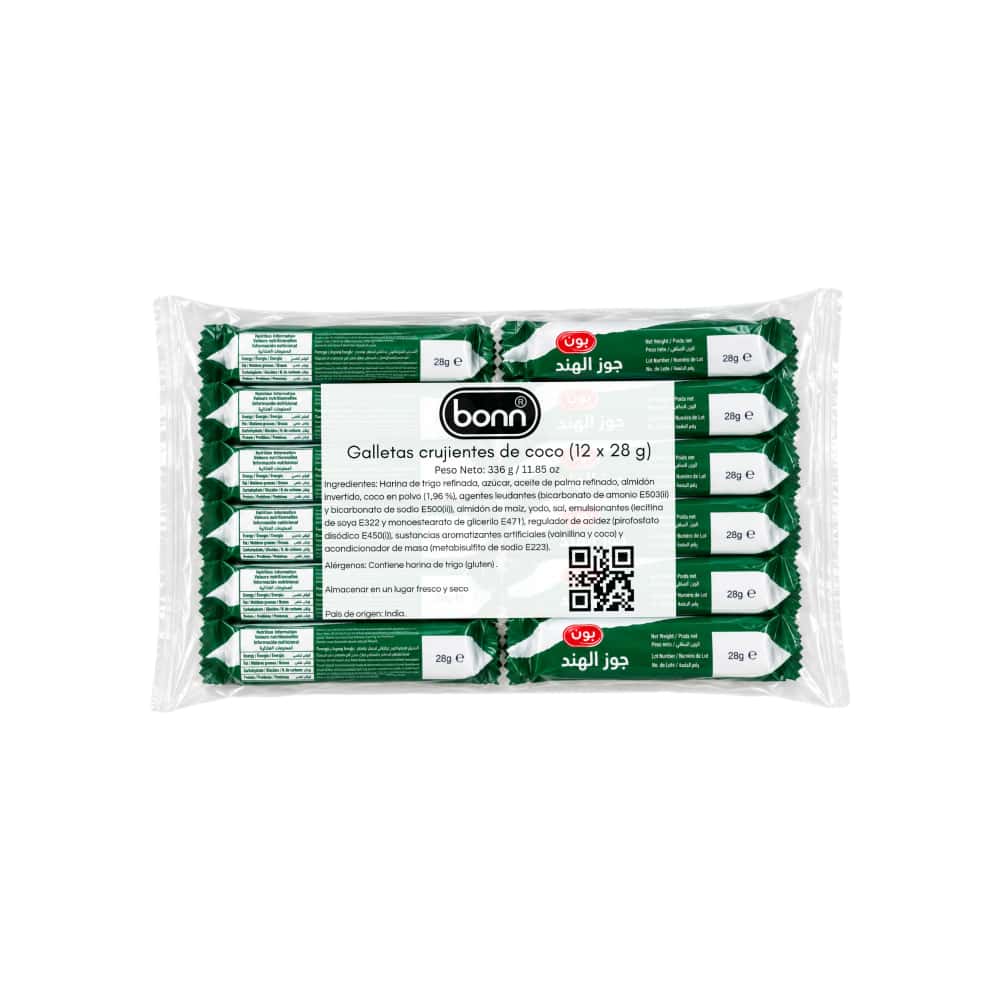 Galletas crujientes de coco Bonn (12 x 28 g) - Miniatura 1