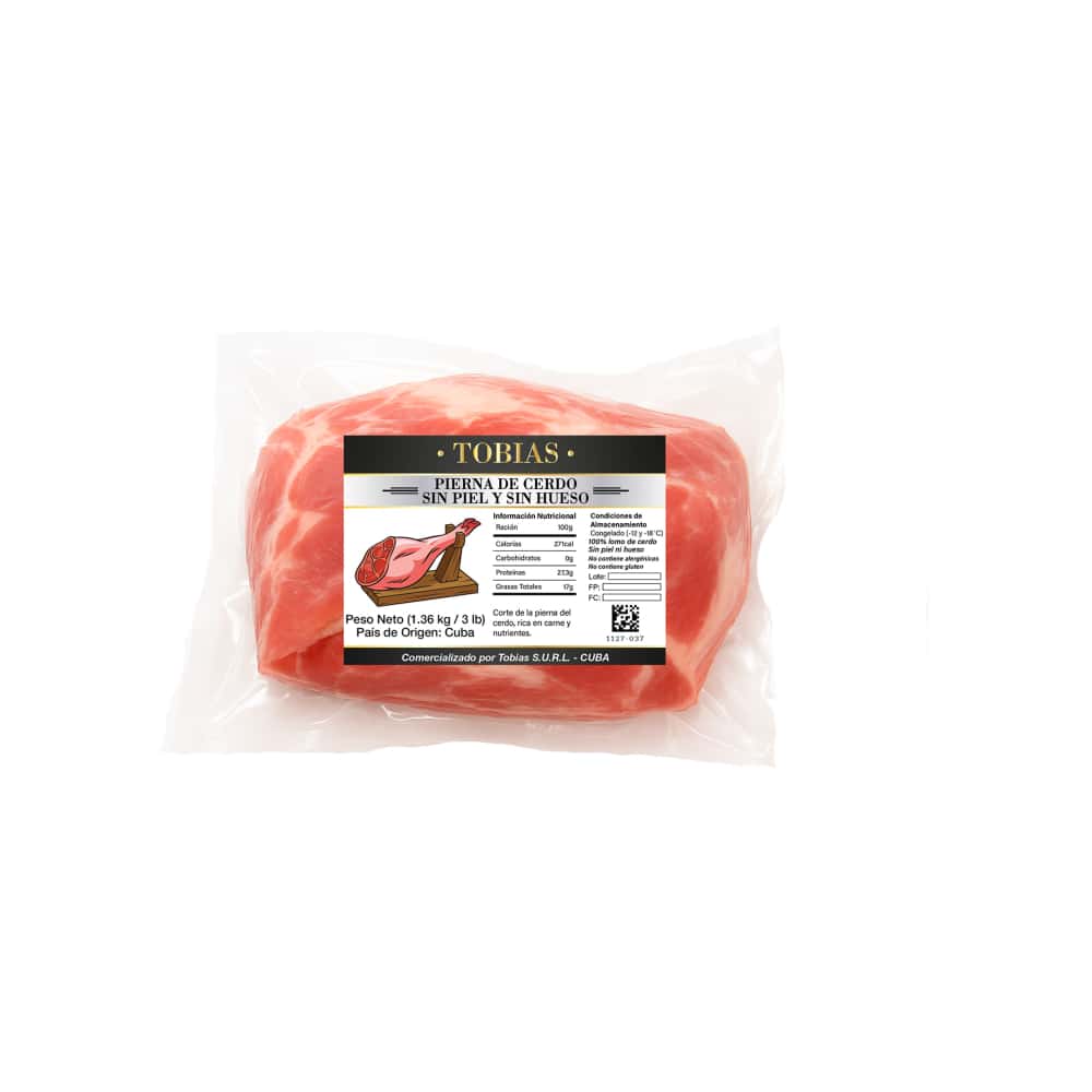 Pierna de cerdo sin piel y sin hueso Tobías (1.36 kg / 3 lb) - Miniatura 2