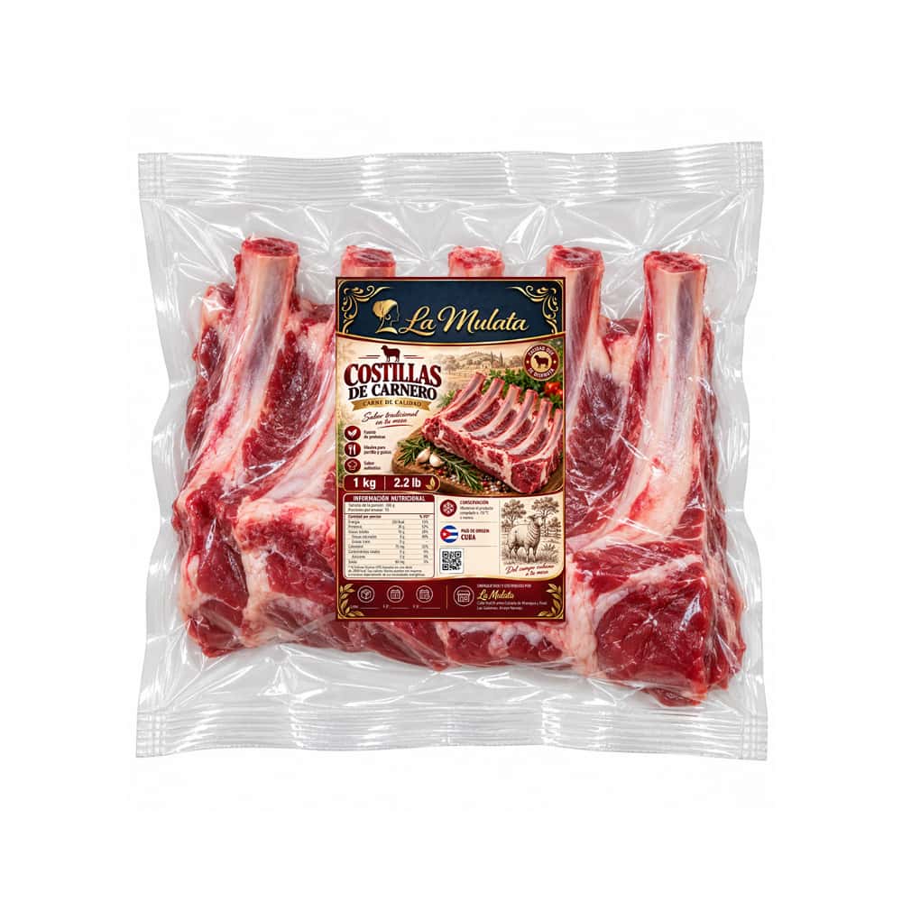 Costillas de carnero La Mulata (1 kg / 2.2 lb) - Miniatura 1
