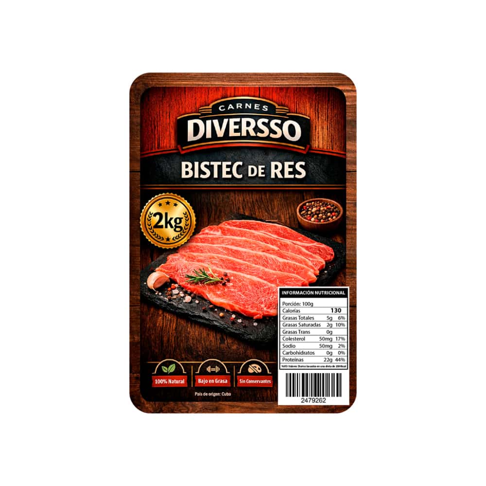 Bistec de res Diversso (2 kg / 4.4 lb) - Miniatura 3