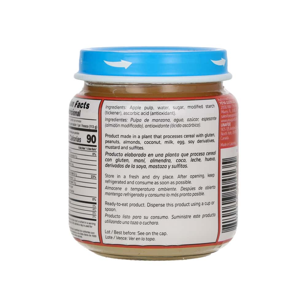 Compota de manzana YEYA (113 g / 4 oz) - Miniatura 3