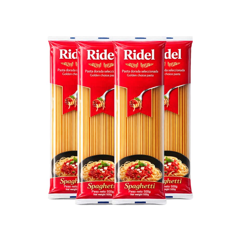 Espaguetis Ridel (4 x 500 g / 1.1 lb) - Miniatura 1