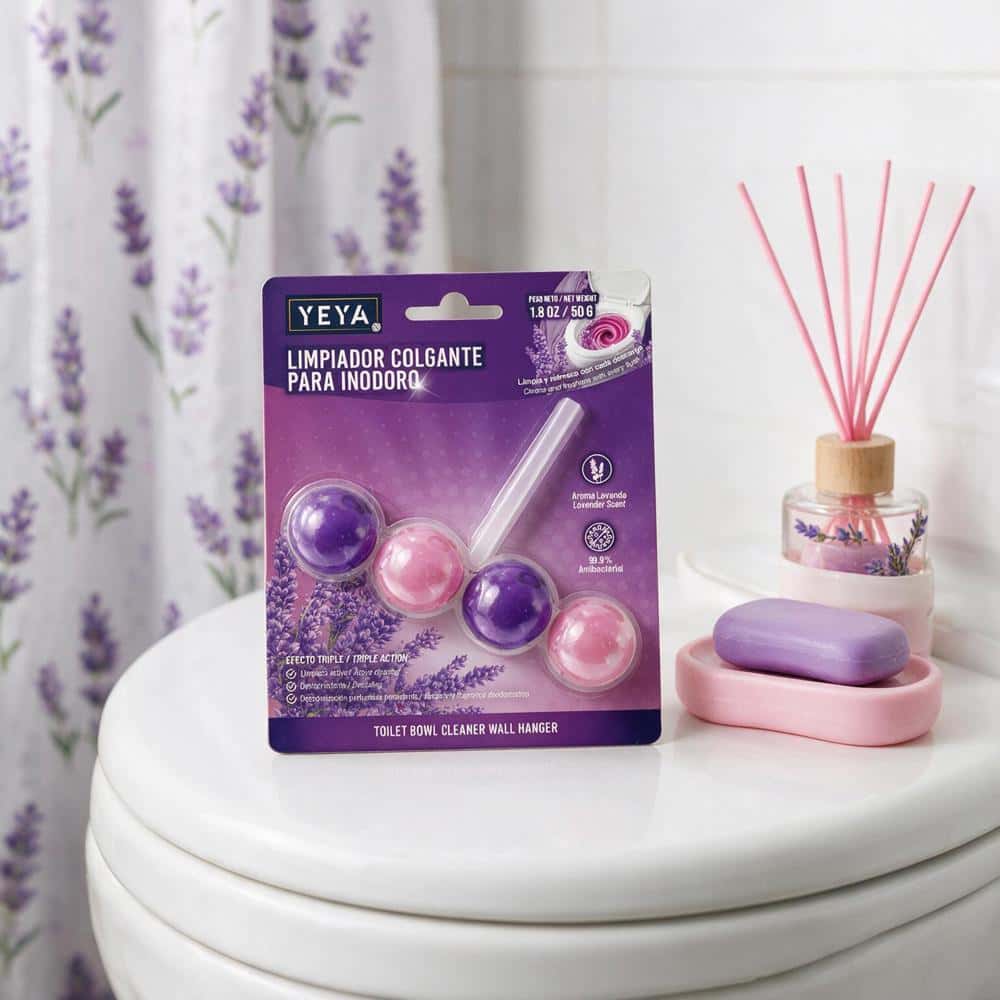 Limpiador colgante para inodoro aroma lavanda YEYA (50 g / 1.8 oz) - Miniatura 4