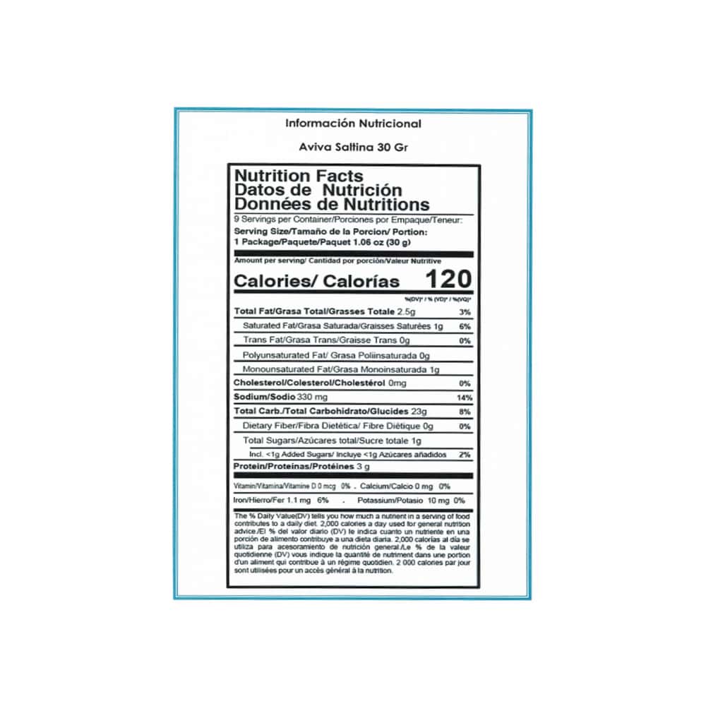 Galletas de soda Aviva (30 g / 1.06 oz) - Miniatura 3