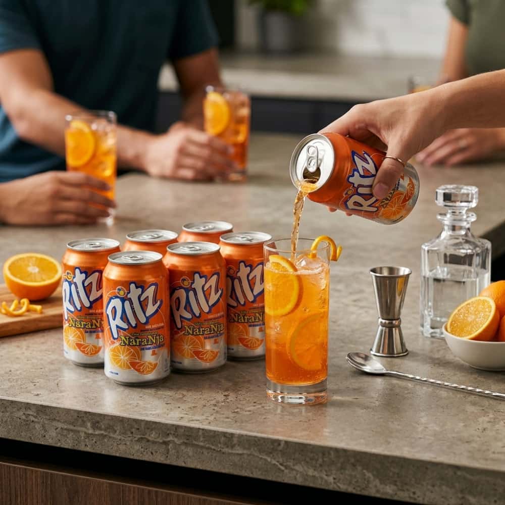 Refresco gaseado sabor naranja Ritz (6 x 355 ml / 12 oz) - Miniatura 4