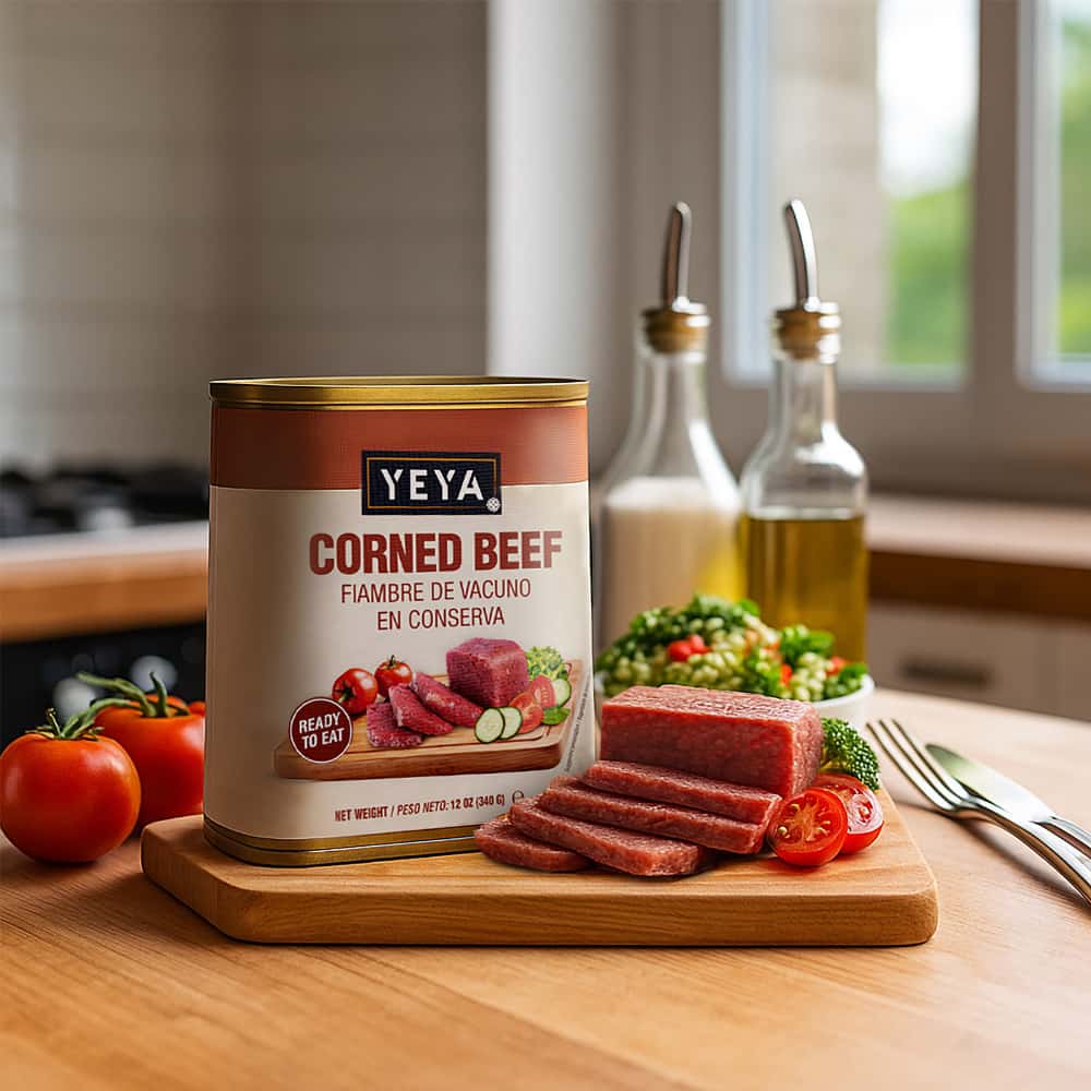 Carne de res en conserva - spam - Yeya ( 5 x 340 g / 12 oz) - Miniatura 5