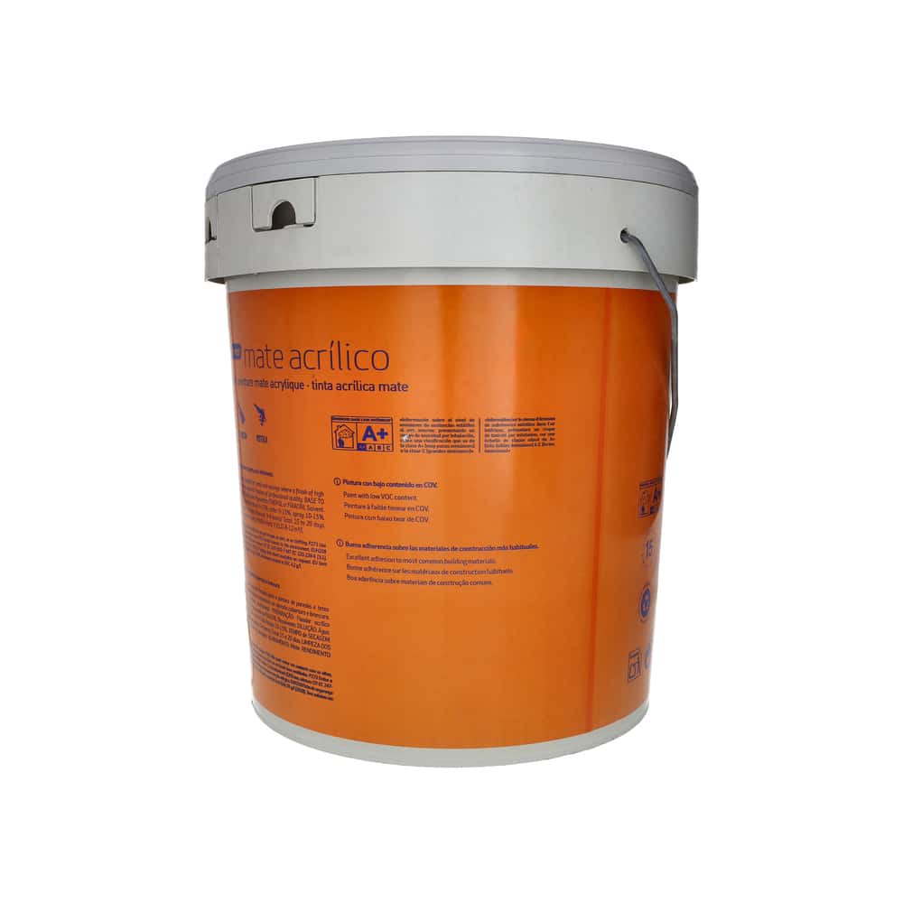 Pintura acrílica interior y exterior color blanco M14 Isaval (15 L) - Miniatura 3