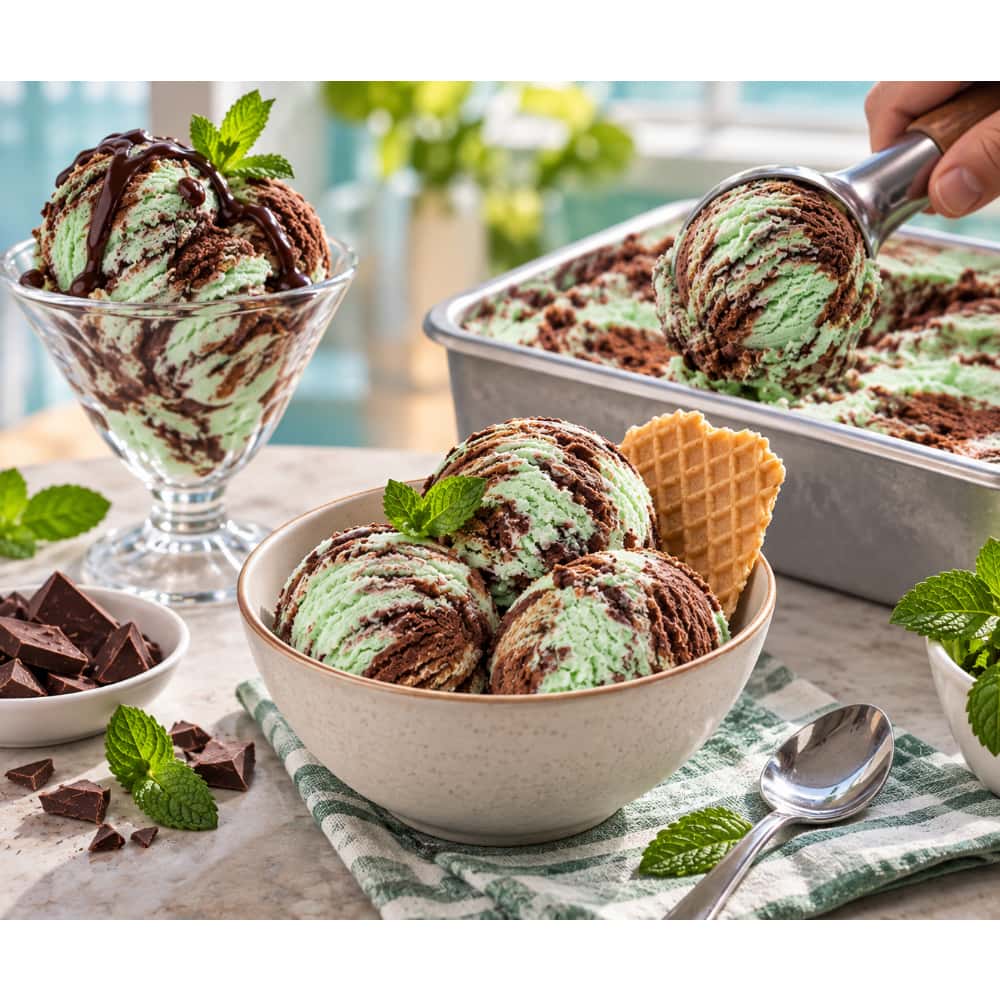 Helado doble crema sabor chocolate y menta Alask (4 L) - Miniatura 3