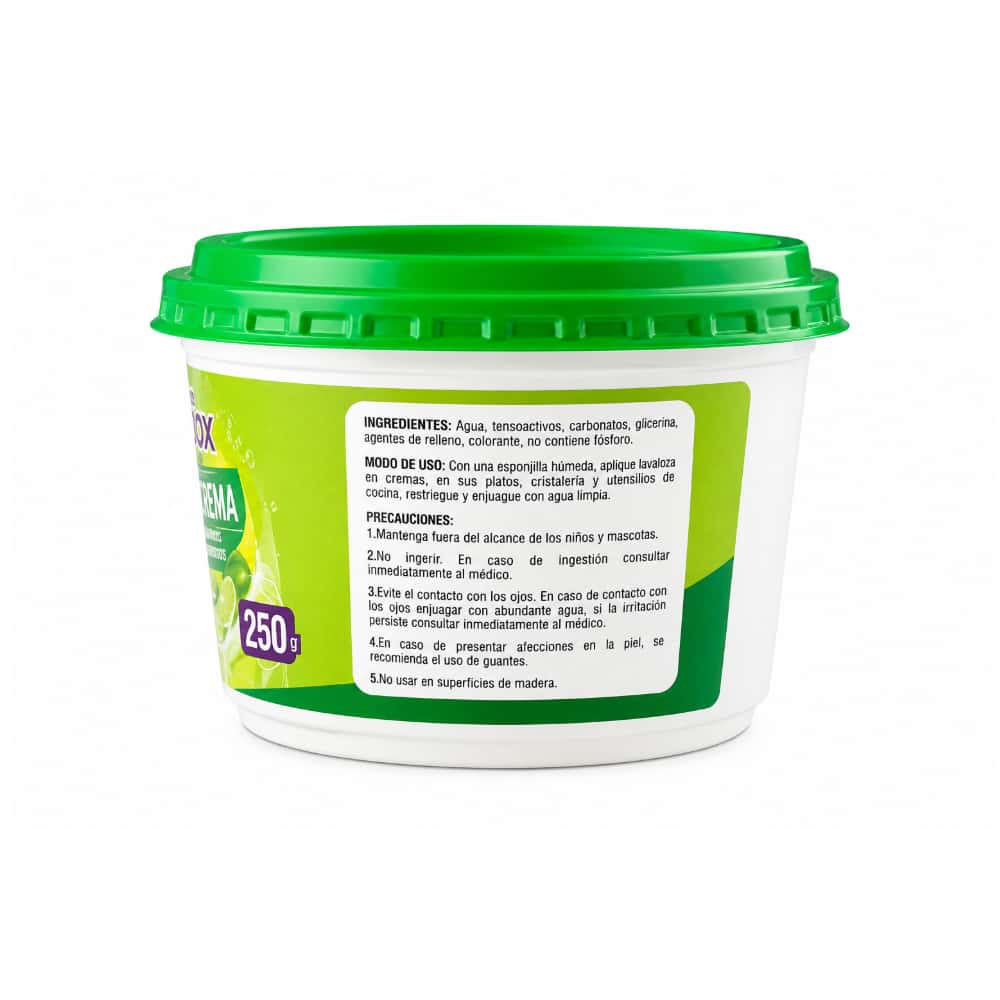 Lavavajillas en pasta -limón y bicarbonato - Sannox (250 g / 0.55 lb) - Miniatura 2