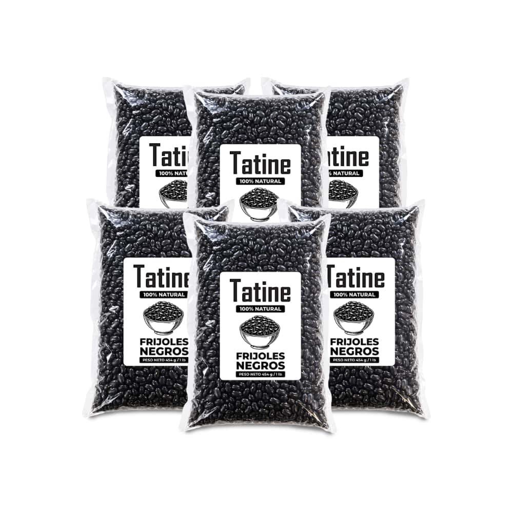 Frijoles negros Tatine (6 x 454 g / 1 lb) - Miniatura 1
