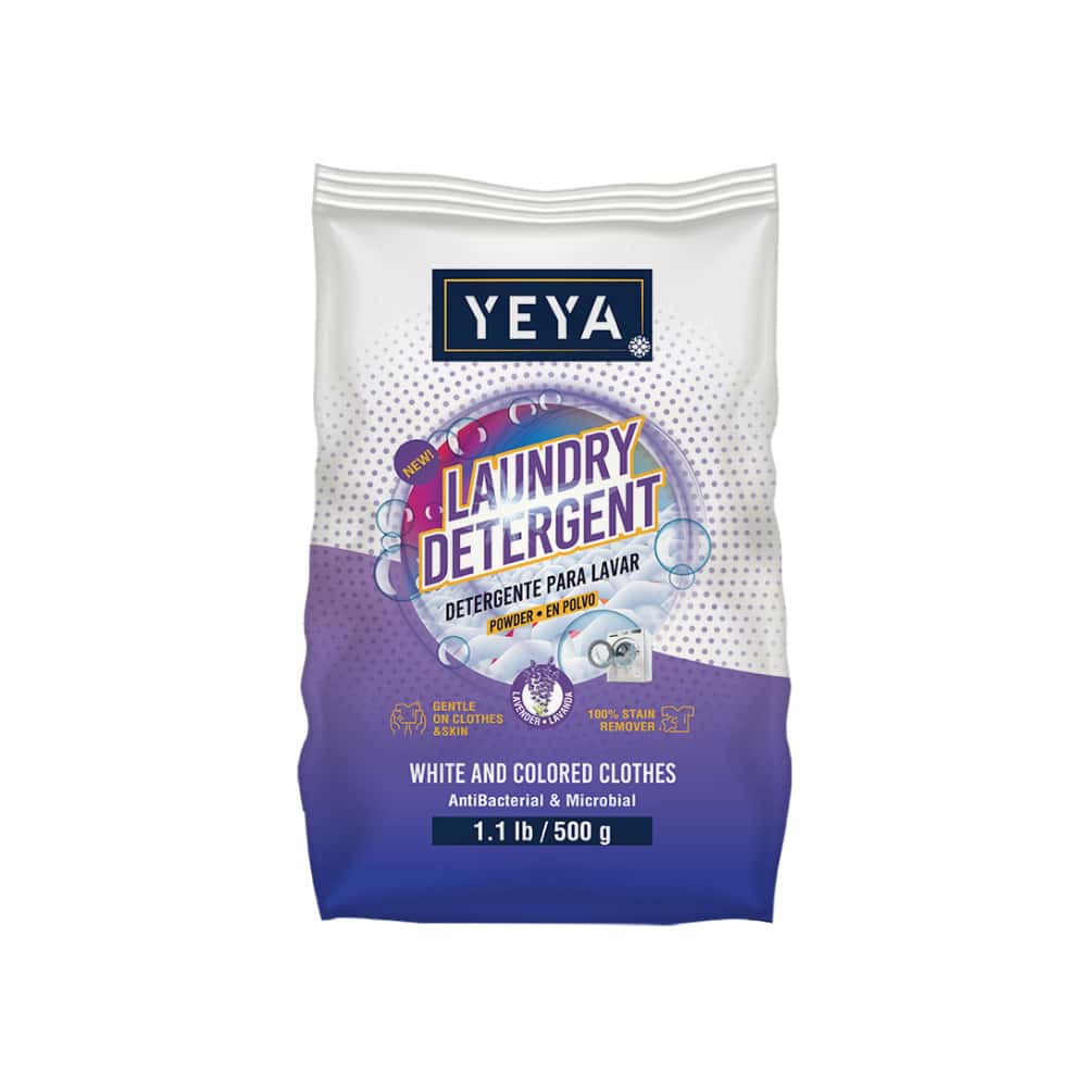Detergente en polvo con aroma a lavanda Yeya (5 x 500 g / 1.1 lb) - Miniatura 4