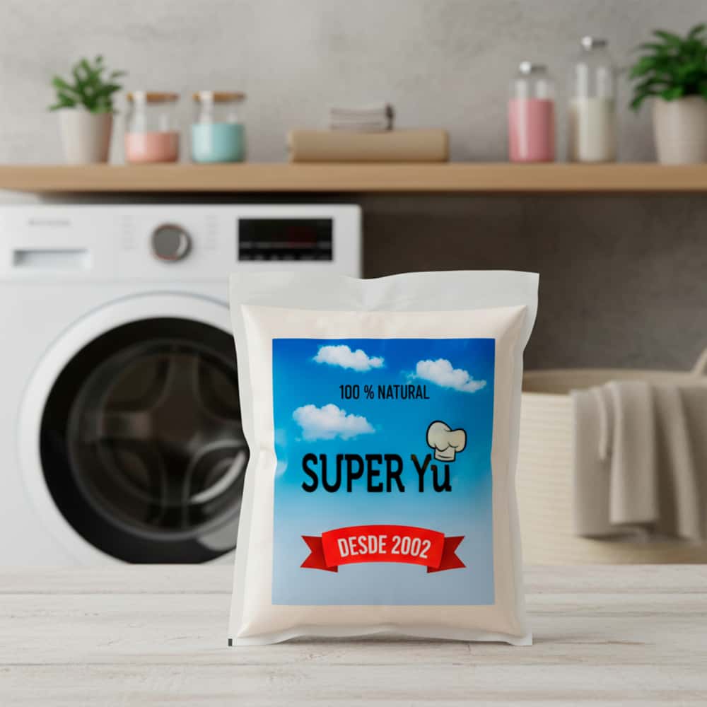 Detergente para lavar en polvo con aroma a limón Super Yu (1.5 kg / 3.3 lb) - Miniatura 2