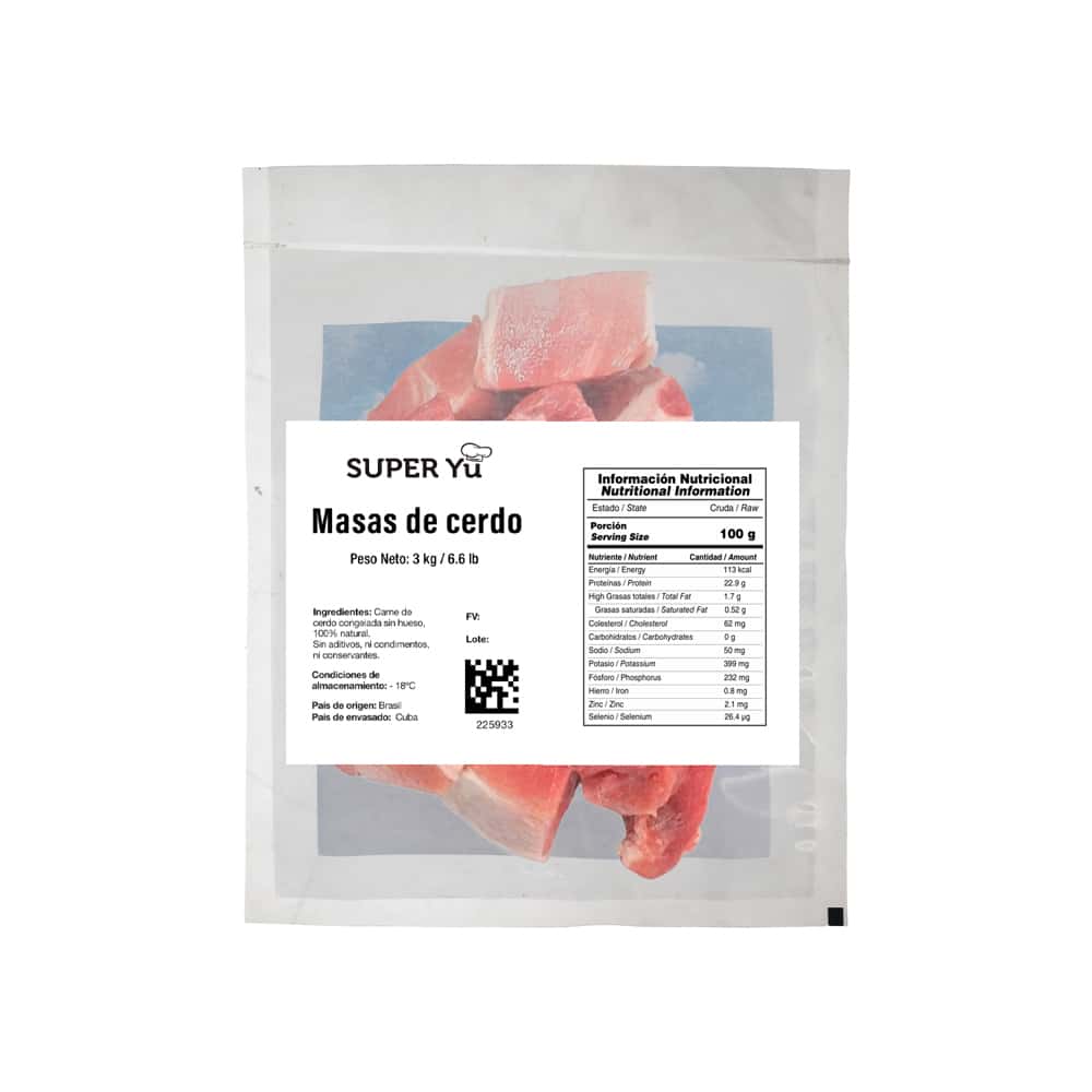 Masas de cerdo Super Yu (3 kg / 6.6 lb) - Miniatura 3