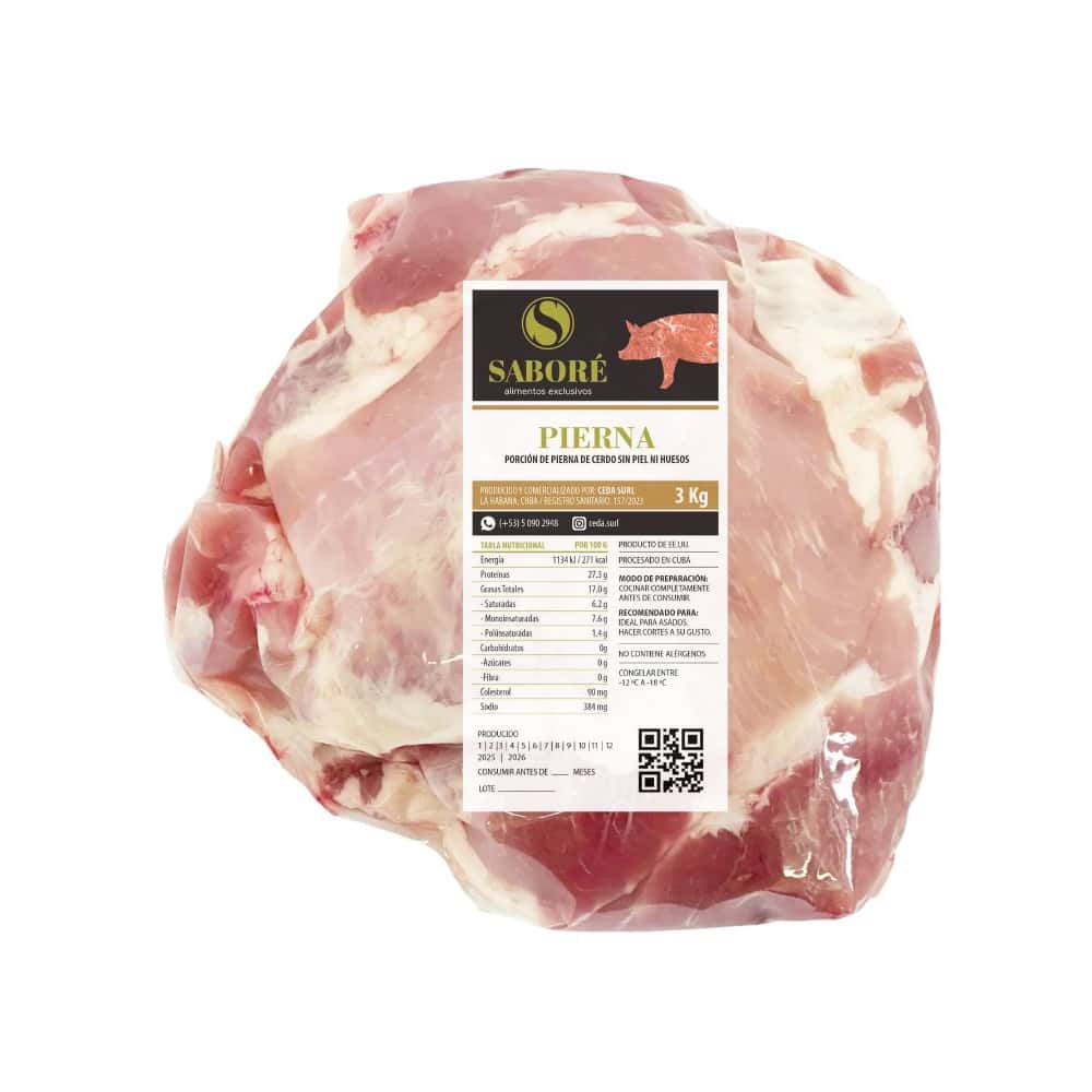 Pierna de cerdo deshuesada Saboré (3 kg / 6.60 lb) - Miniatura 1