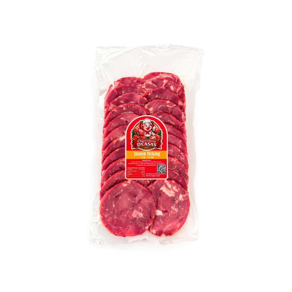 Jamón vicking lasqueado D'Casas (1 kg / 2.2 lb) - Miniatura 1