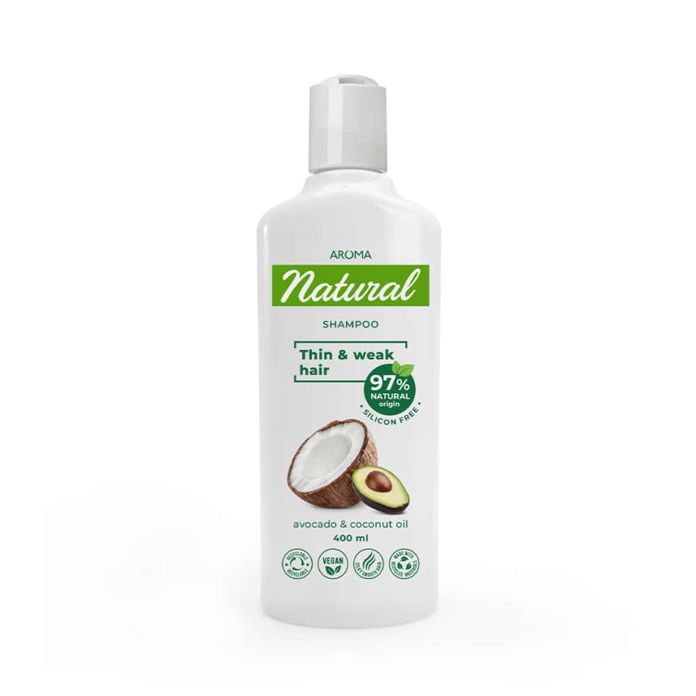 Champú de aguacate y leche de coco Aroma Natural (400 ml) - Miniatura 1