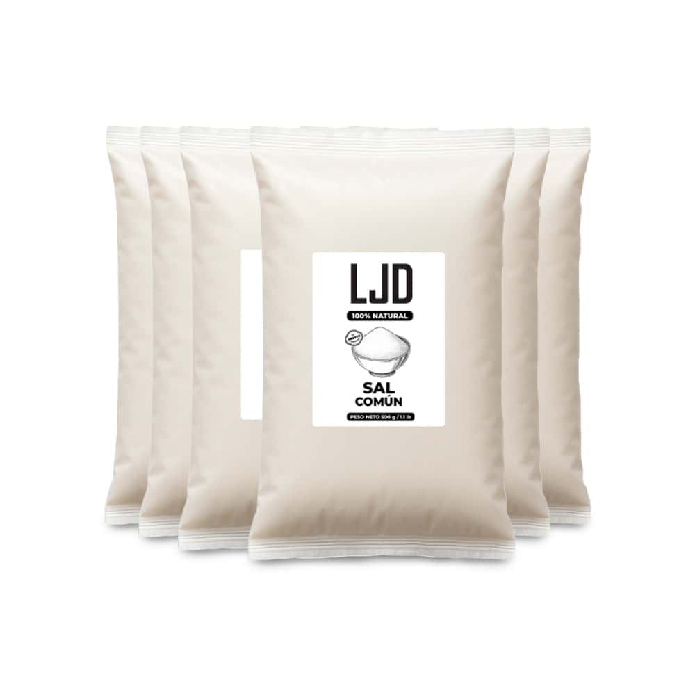 Sal común LJD (6 x 500 g / 1.1 lb) - Miniatura 1
