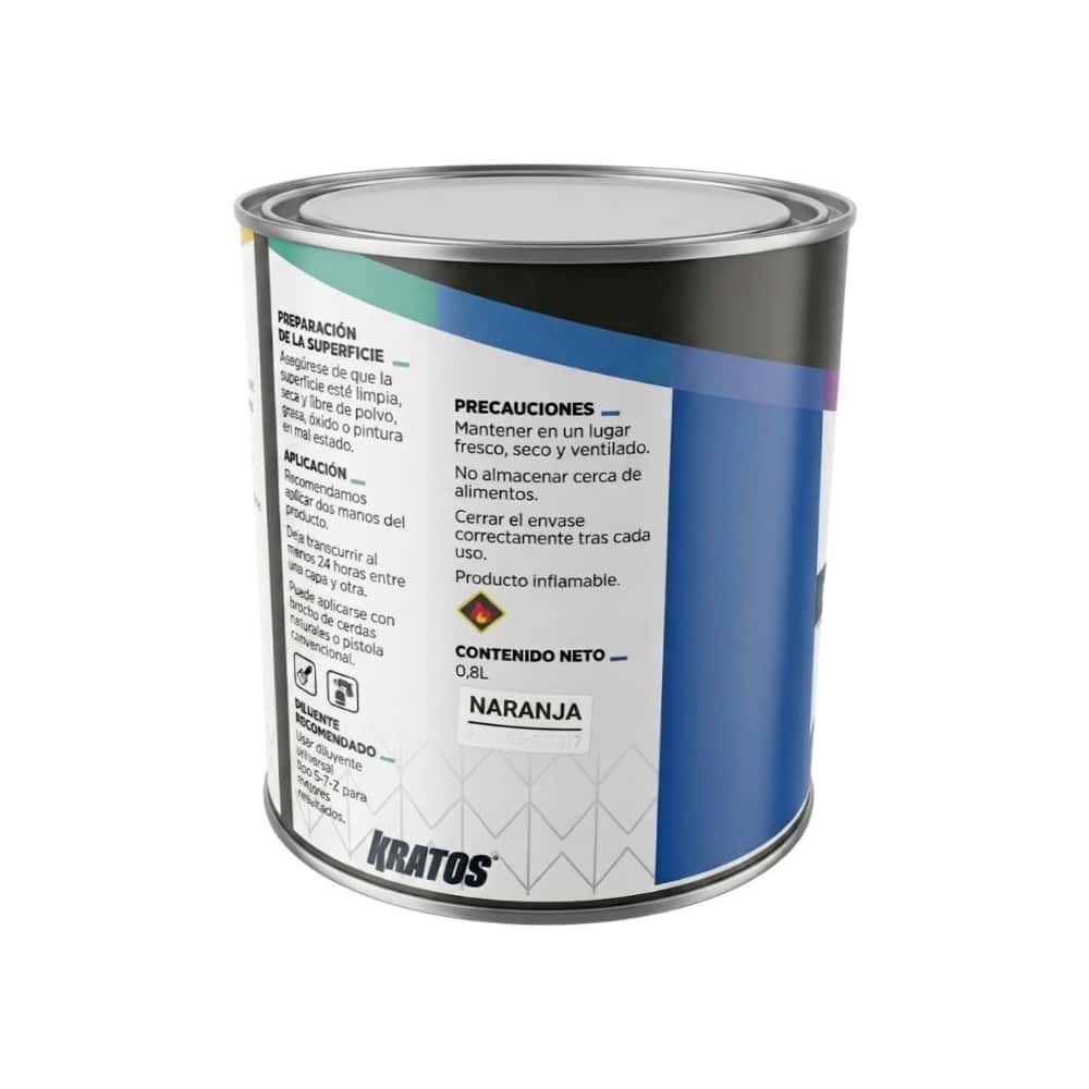 Pintura de esmalte naranja Kratos (0.8 L) - Miniatura 3